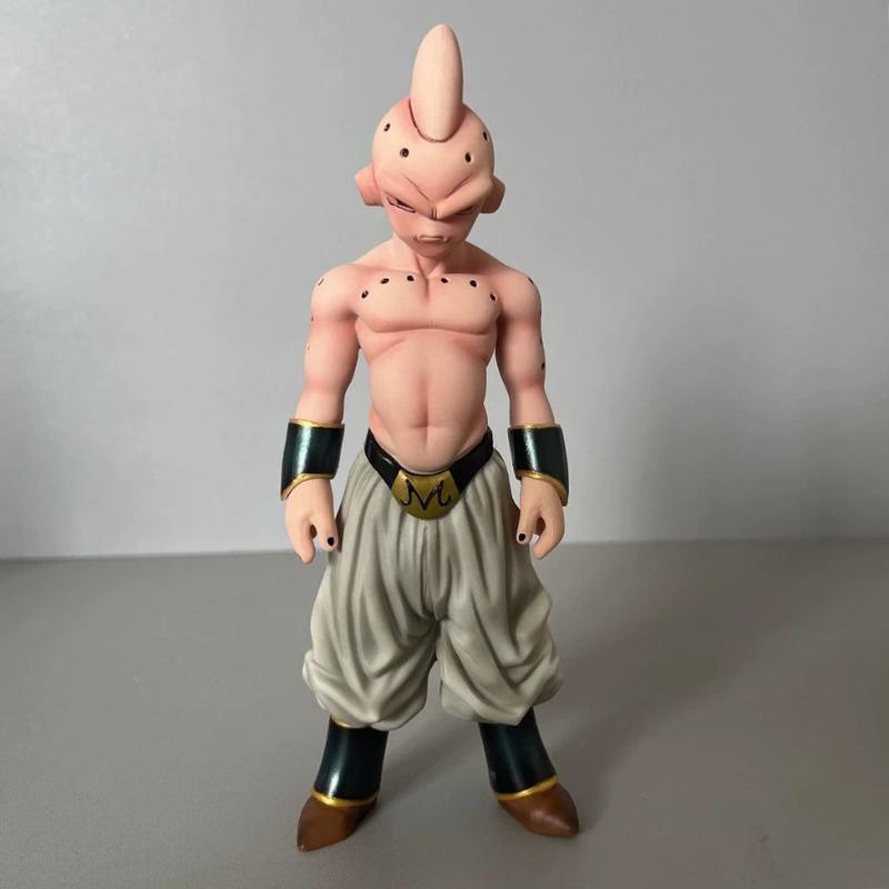 Dragon Ball FC Majin Buu z podstawką, gniewna mina, figurka, model, dekoracja, produkt kolekcjonerski GK, anime
