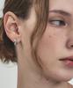 Attica Raw Trellis Curve Earrings / Ebs025