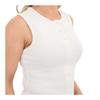 I Saw It First Womens/Ladies Ribbed Button-Down Sleeveless Top