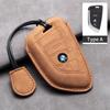 Car Key Case Cover Shell For BMW F20 F10 F20 F30 F80 X1 X3 X5 X6 X7 G20 G30 G01 G02 G05 G11 1 3 5 7 Series Leather Car Keychain