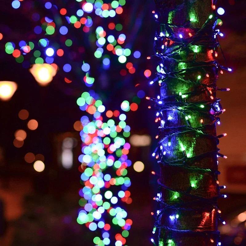 8 modes of solar outdoor string lights suitable for Christmas, Easter, Halloween, and parties,perfect for gardens, windows, and balconies