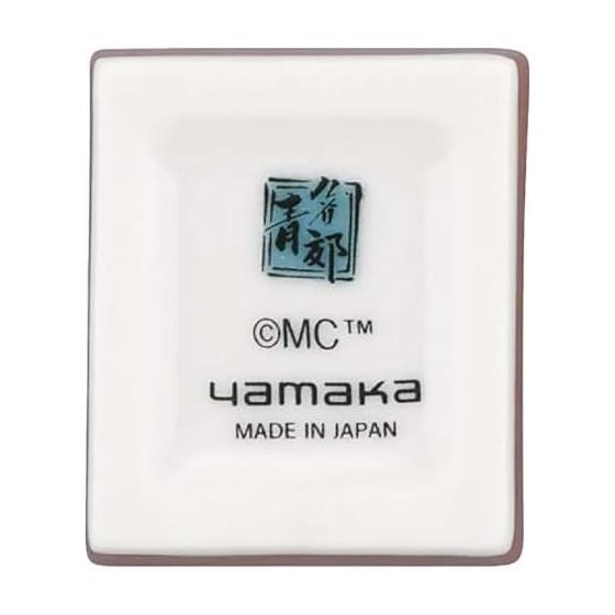 MOOMIN Kutani Ware Chopstick Rest, Little My, Approx. 4x3x1cm, "Yoraku" Pattern, Japanese Tableware, Gift, Birthday, Mother's Day, Women, Goods, Red
