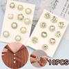 10 Stück Trendige Kragen-Nadel-Schnalle Fixierter Stift Brosche Schmuck Für Frauen Brosche Mode Ohne Lochung Magnetische Schnallen Für Hemden