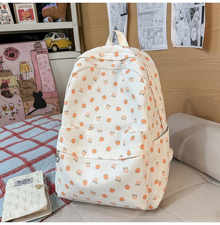 Schultasche weiblich ins Japanisches Mädchen College-Stil kleiner floraler Rucksack Koreanische Version Harajuku bedruckter Mittelschüler-Rucksack weiblich