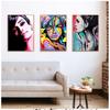 for Living room Home Decor no frame Wall Art Pictures Colorful Charming Girl Canvas Painting Prints Decoration
