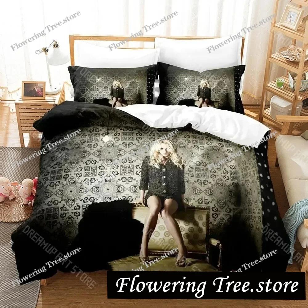 Sexy Britney Spears Bedding Set Duvet Cover Bed Set Quilt Cover Pillowcase Comforter king Queen Size Boys Adult Bedding Set