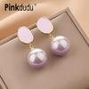 Schlichte, lässige Perlenohrringe – Temperamentvolle, elegante und trendige Ohrringe aus Legierung – Schmuckgeschenk PD1746