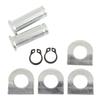 9Pcs Motorcycle Foot Pedal Peg Screw Kit for Dyna Sportster 883 1200 Footrest Pads Bolt Set Motorbike Repair Accessories