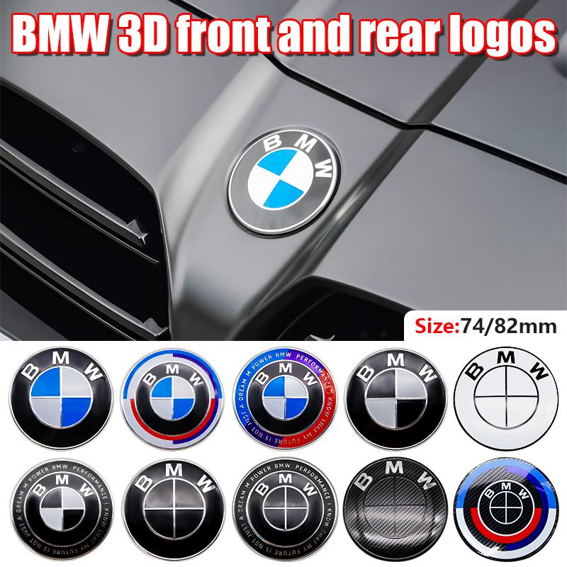 3D ABS Front Grille Badge For BMW M Logo X1 X2 X3 Emblem X4 X5 X6 F48 G01 E84 E46 E83 F39 F30 Vehicle Exterior Tuning Accessorie