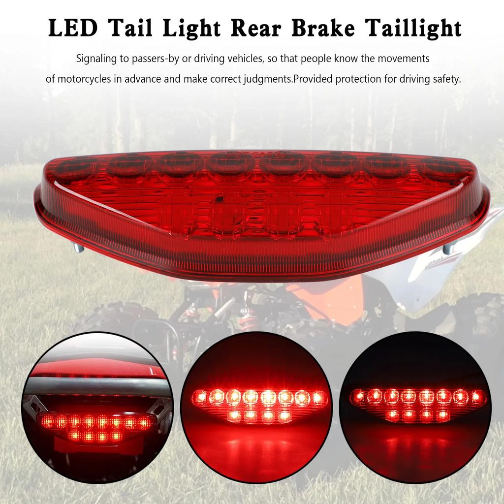 ATV Tail Light Assembly Led Brake Light Running Light For Honda Beach Bike Tail Light 06-09 TRX 450R 06-14 TRX450ER