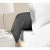 Set of 2 Bolster Cases 100% Cotton 85x185 Cm Dark Gray
