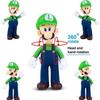 Super Mario Bros Zeichentrickpuppen Modell Geburtsdatum Geschenk Anime Figuren Luigi Yoshi Mario Kreatives Sammlermodell Spielzeug.*