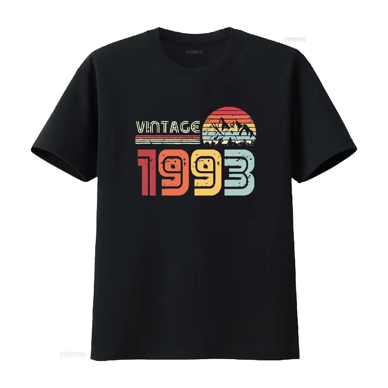 30st Birthday For Men Best Friend Vintage 1993 T Shirt Retro Party vintage Washed Comfortable graphic fashion streetwear homme S