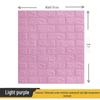 3D Waterproof Foam Brick Wall Sticker: Moisture-Proof, Self-Adhesive, Warm, and Decorative for Bedroom Walls.