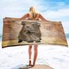 Meerschweinchen Super Weiches Strand-Schnelltrocknendes Badetuch Großes Saugfähiges Handtuch-Decke Geeignet für Outdoor-Reisen Camping Schwimmen