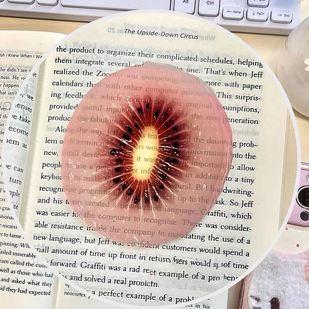 Creative Fruit Slice Bookmark with Simulation Funny Design Sense for INS Fixed Book Photography Cartoon Cute Note Bookmark