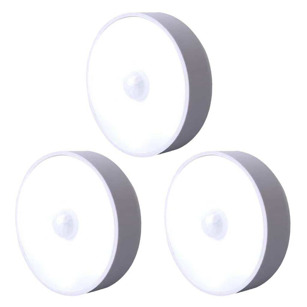 Motion-activated, USB rechargeable, adjustable, magnetic and adhesive type, indoor LED sensor light, automatic onoff, night light, footlight,