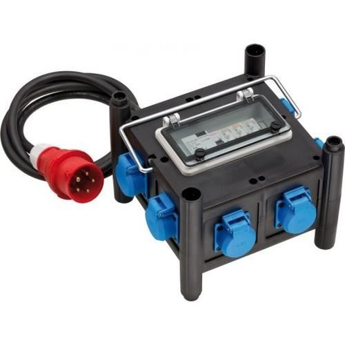 Distributeur De Courant Compact - Brennenstuhl - 1153690600 - 7 Sorties CA - 2 m - Extérieur