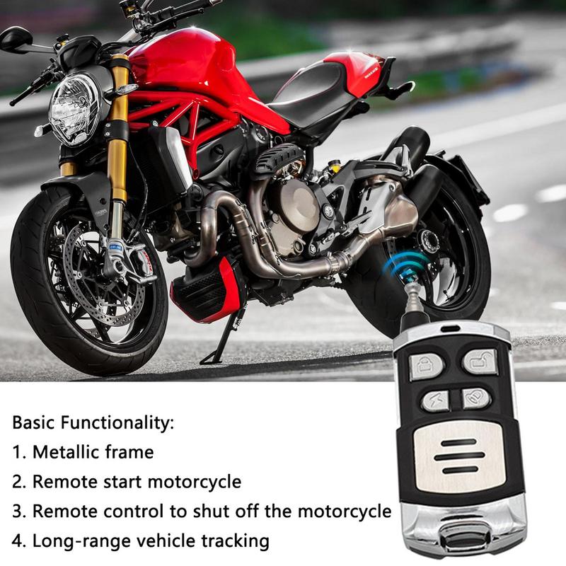 Motorcycle Alarm System Anti Theft Alarm Systems With Remote Control Waterproof Security Alarm System For Outdoor Riding