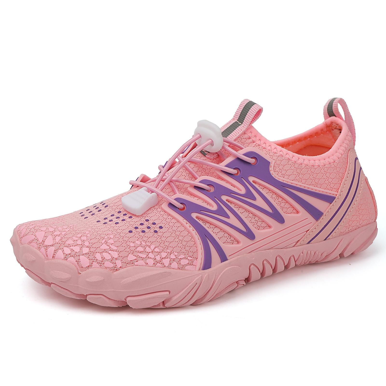 

Outdoor five-finger creek shoes beach shoes men s and women s quick-drying wading swimming shoes non-slip walking shoes indoor fitness shoes 42 розовый