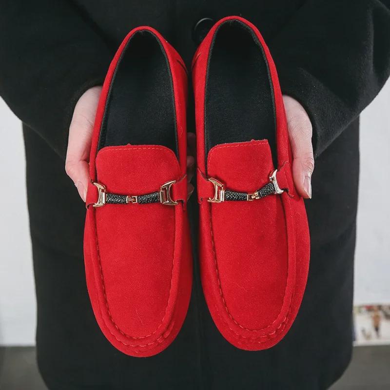Men's Trendy Slip-On Shoes: Korean and Hong Kong Style