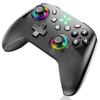 Game Controller with a Simple and Stylish Black Lightweight and Easy To Suitable for Home Business and Bluetooth Wireless Practical Unisex Design.