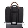Garment Bag Business Travel Canvas Leather Suit Cover S-ZONE Carry-on Men's