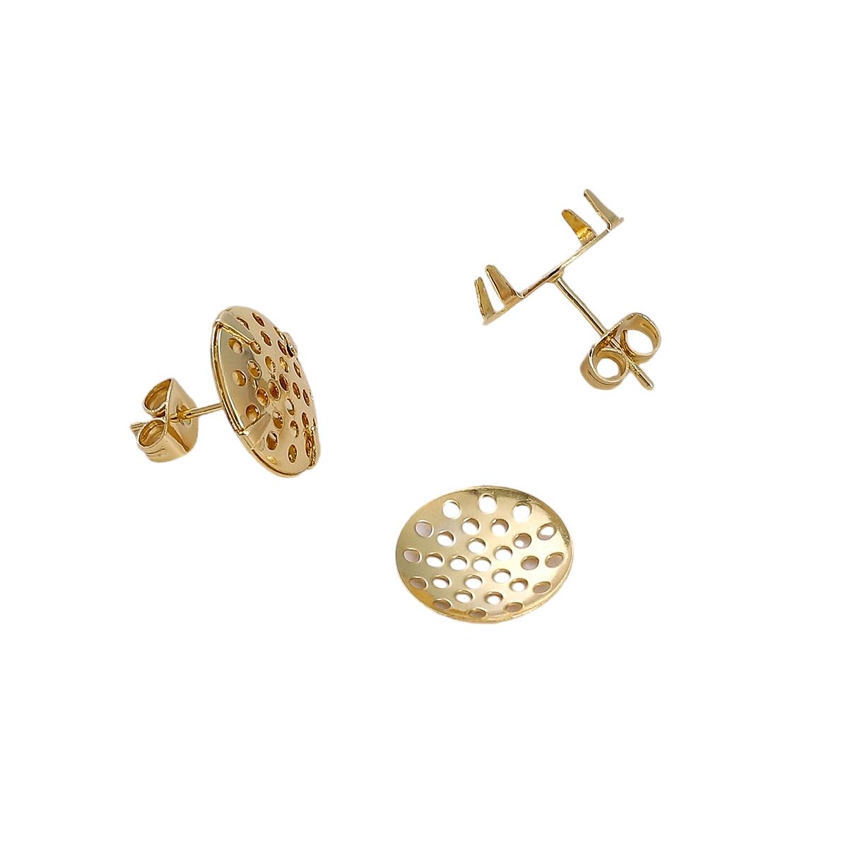 

Медная полая пластина, сварочная имитация иглы для изготовления ювелирных изделий своими руками, аксессуары для рукоделия 14mm золотой