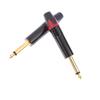 6.35 Mm Gold-Plated Microphone Audio Plug Mute Plug Connector Jack Mono Assembly Microphone Connector Mono Plug