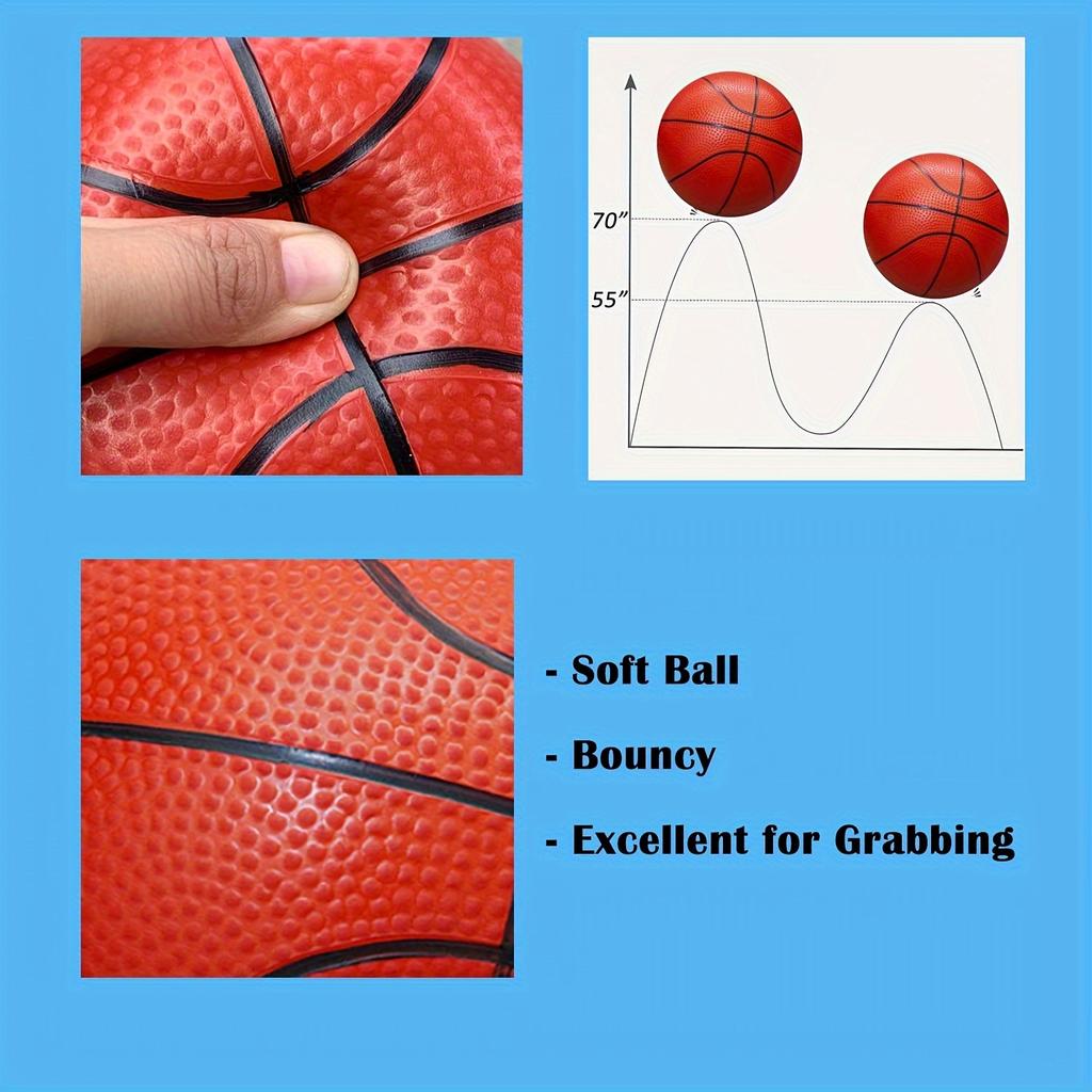 1 Stück Aufblasbare Hundebälle - Langlebige Mini-Basketball-, Fußball-, Rugby-Spielzeuge für aggressive Kauer, Große schwimmende Hundespielzeuge