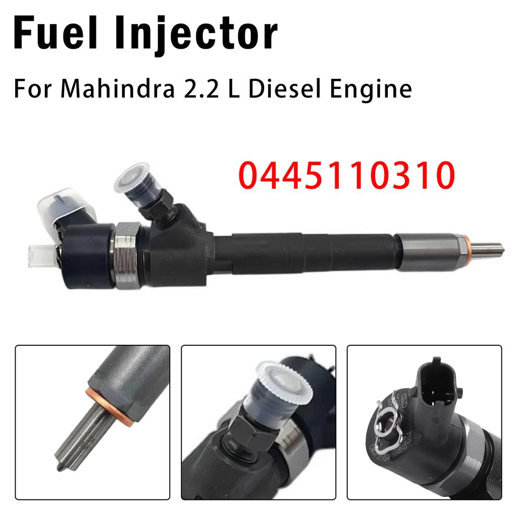1Pcs Fuel Injector For Mahindra 2.2 L Diesel Engine 0445110310