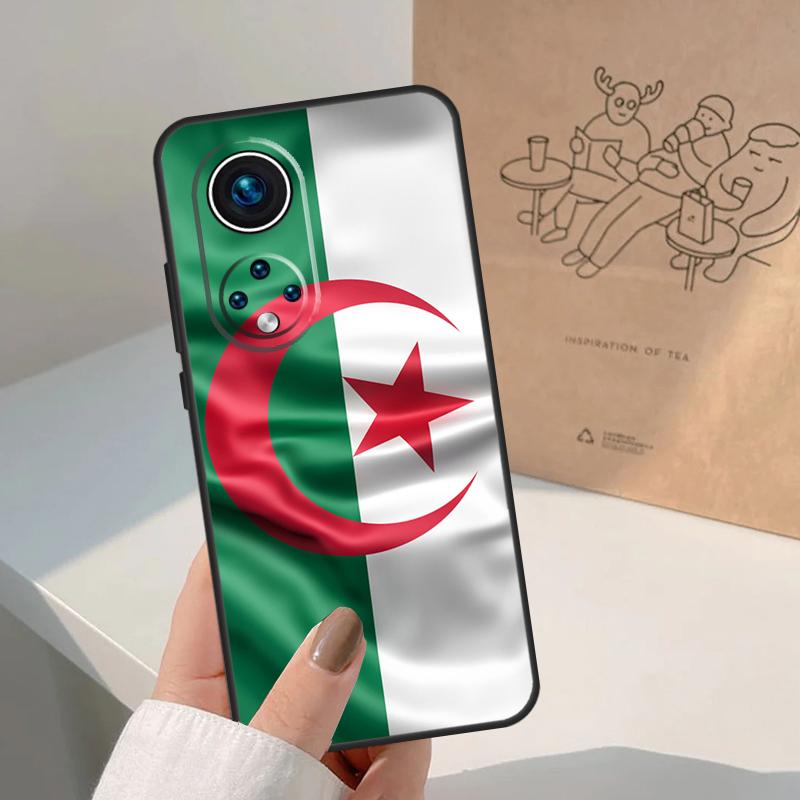Flag Of Algeria For Honor Magic 8 5 6 7 Pro Case For Honor 400 200 Lite 50 70 90 X8c X8b X9a X9b X9c X9d Win