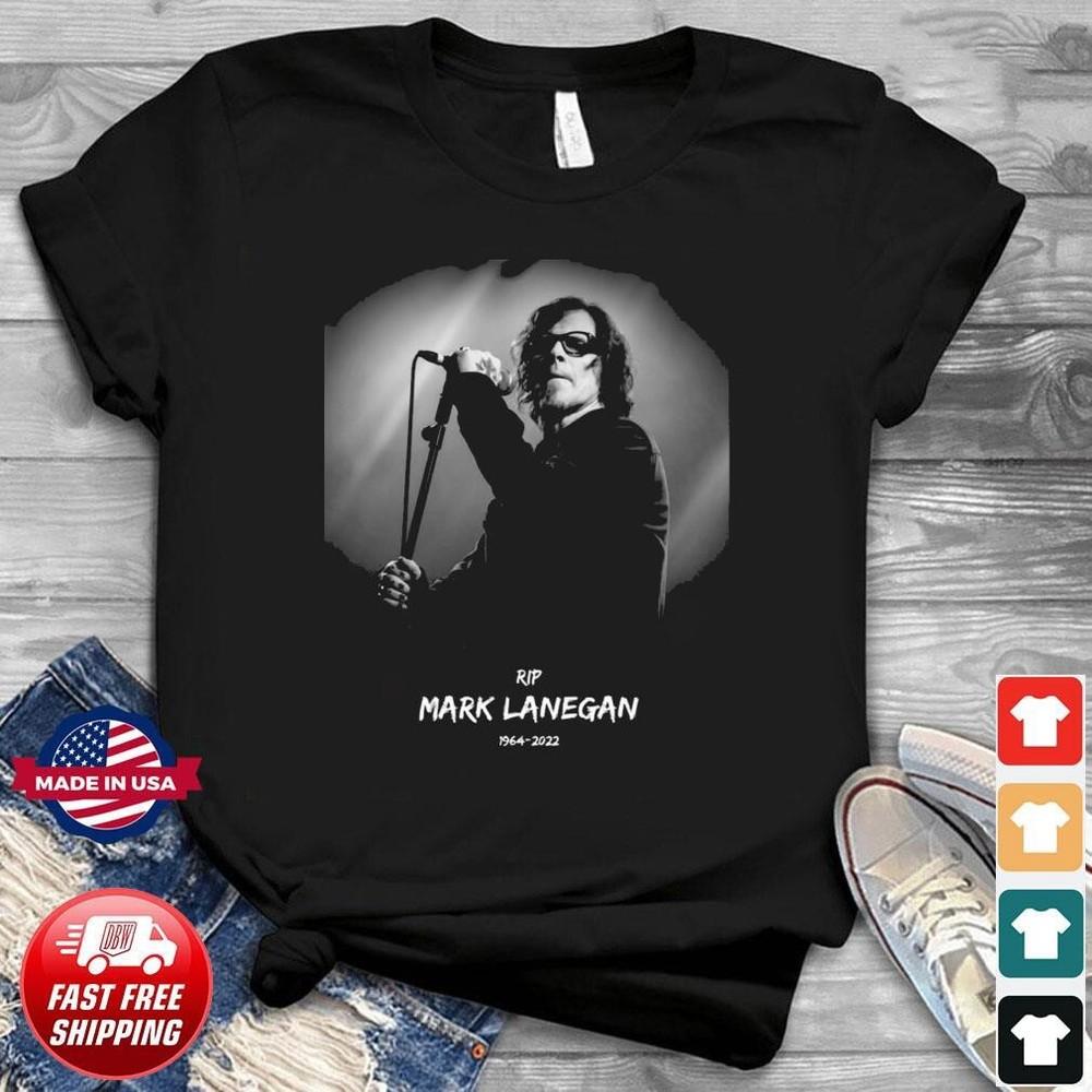 New popular Mark Lanegan 19642022 Shirt Black Men All size Shirt Unisex T-Shirt XXXXL