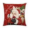 Christmas Pillowcases  Holiday Decorations  Living Room Sofa Cushion Covers  Bedroom Pillow Covers(Without Pillow Core)