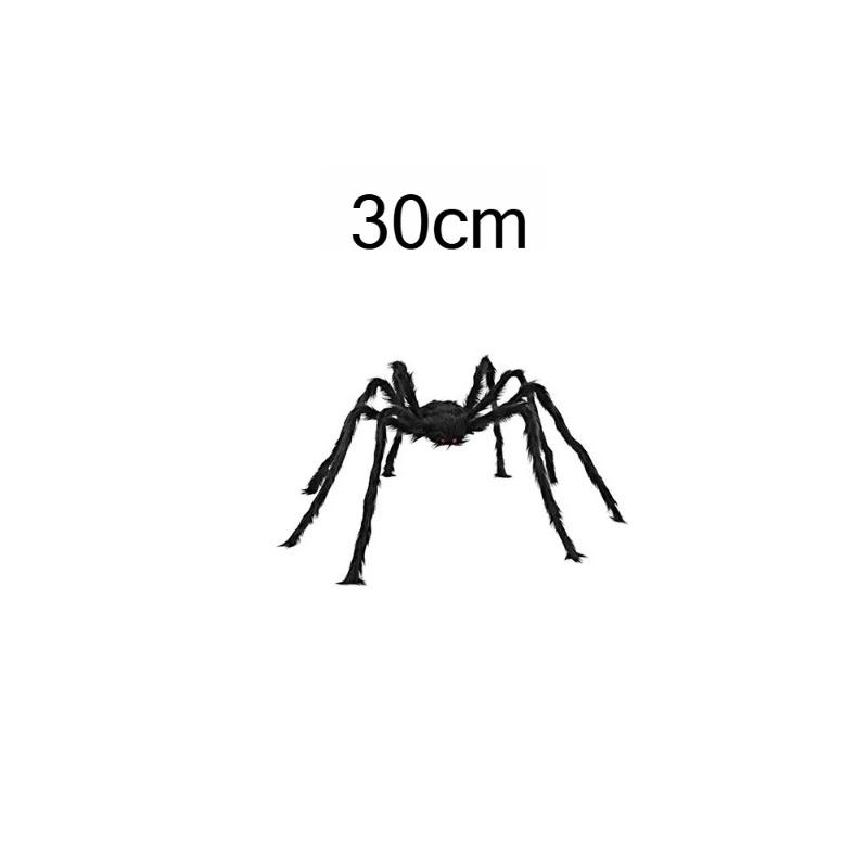 

Новый плюшевый Хэллоуин Гигантский реалистичный паук Симуляция Мягкий уличный реквизит Паук Сложная декорация Большие черные пауки Хэллоуин 30cm