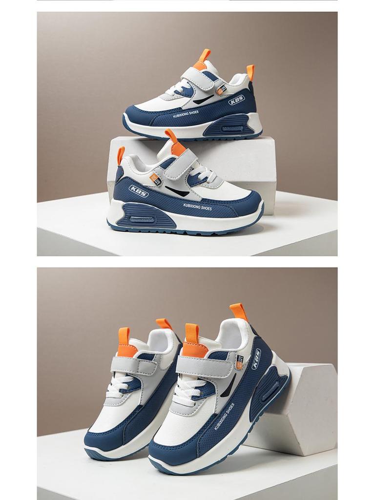 Chaussures de Sport en Cuir pour Enfants - Nouveau Style Automne/Hiver, Semelle Souple pour la Course des Garçons et les Tenues Décontractées des Filles, Parfait pour les Élèves de l'École Primaire.