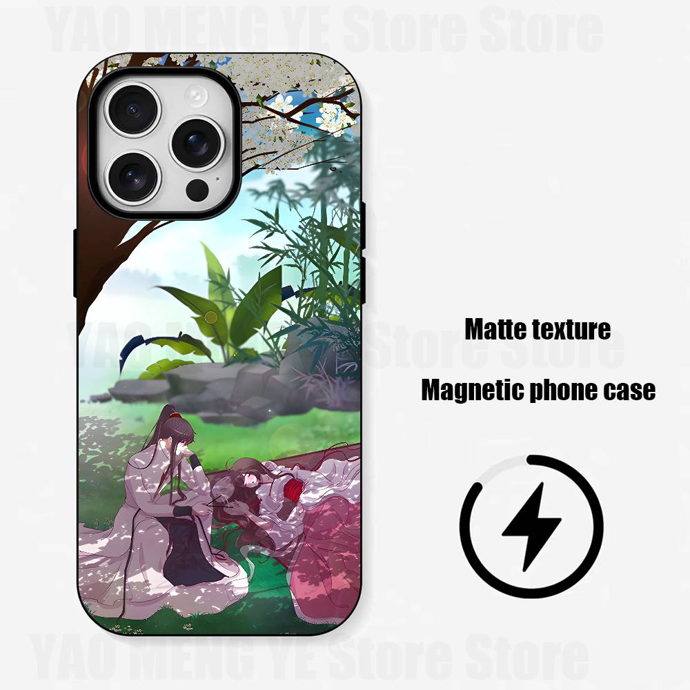 Anime Psychic Princess Matte Magnetic For Case For iPhone 17,16,15,14,13,12,11 Pro Plus Mini Max Frosted Cover
