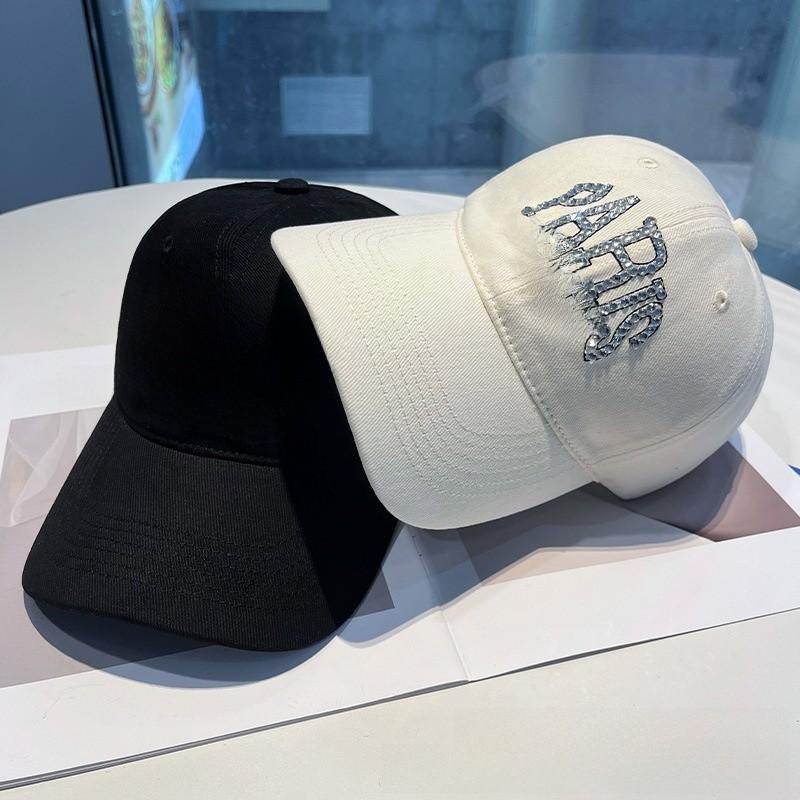 Baseball Cap With Embellished Letters For Men Women Sun Protection Summer Style