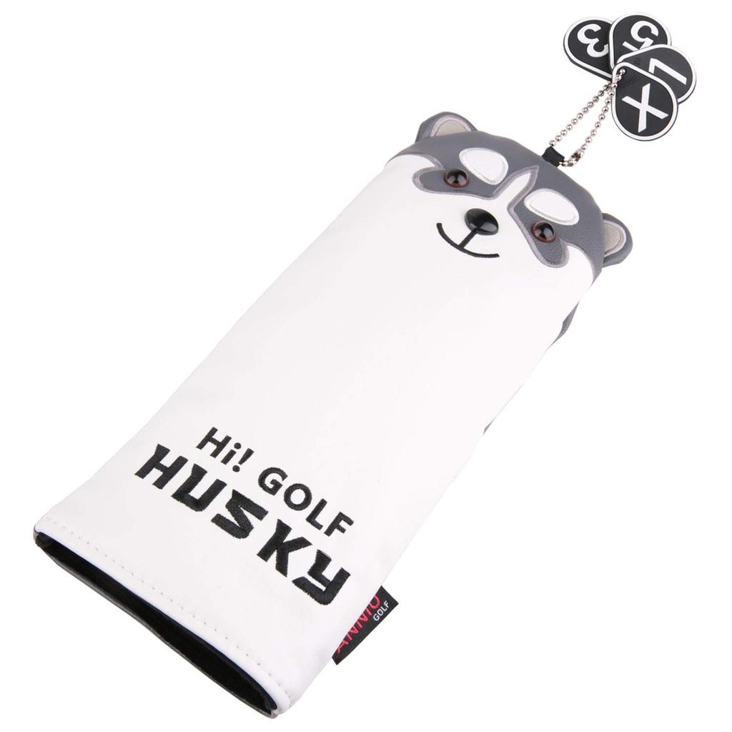 Golf Headcovers for Drivers Woods Utilities Putter Covers for Magnetic Type with Odyssey Pin Type with Scotty Cameron Dog (440cc, 460cc) / (FW) / (UT)