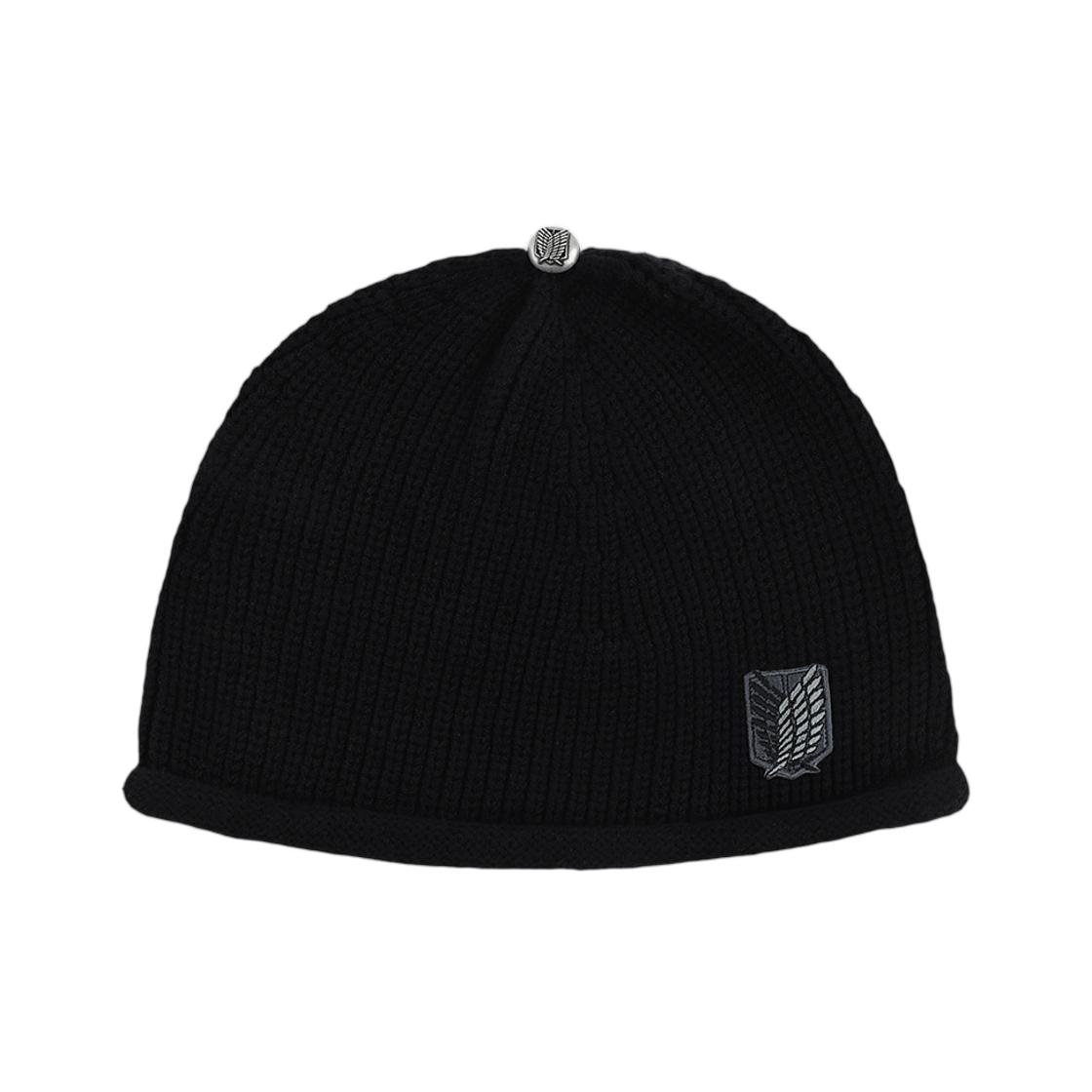 MAHAGRID x Attack On Titan Scout Roll Beanie Black ONE SIZE чёрный