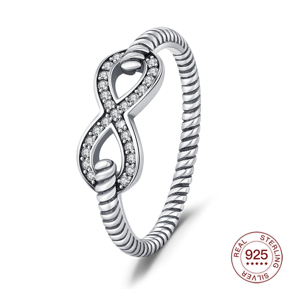 Nouvelles Bagues Bague en Argent 925 Bague Originale en Argent Perle Pour Femmes Luxe Zircon Simple Bague de Doigt Bijoux Cadeaux Amoureux