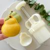 Hand Pressure MoonCake Molds Pear Shape Cookie Stamps MoonCake Maker MidAutumn Festival DIY Cookie Pastries Tool