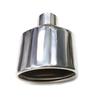 Auto Universelle Ovale Auspuffspitze Edelstahl Für Benz W204 C-Klasse Endrohr 47mm Einlass Einzelner Ausgang Auspuffrohr Auto Tuning