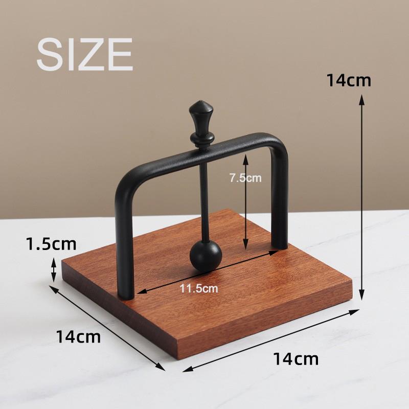 Cafe Napkin Holder Western Restaurant Paper Tissue Case Solid Wood Hotel Paper Tissue Box Holder Tabletop Paper Tissue Holder
