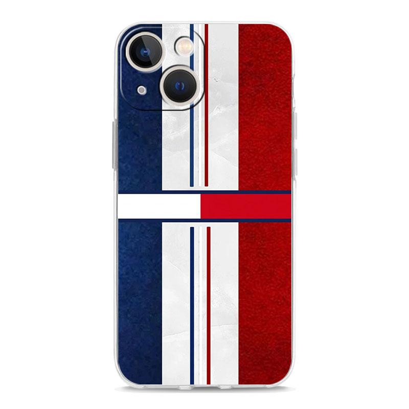 Phone Case For iPhone 17 Air Cases iPhone 16 15 12 13 14 Pro Max SE 7 8 Plus iPhone11 Clear Soft Cover France Flag
