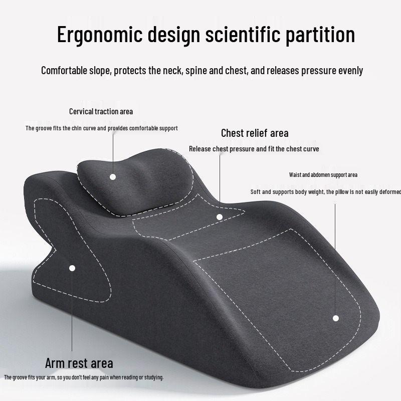 Multifunctional Nap Pillow: Comfortable Cushion for Stomach Sleeping, Reading, and Mobile Use