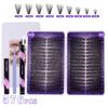 Natural Thick D-Song Single Cluster False Eyelashes 8-16Mm Simulated Daily Makeup Segmented Multi-Hair Eyelashes