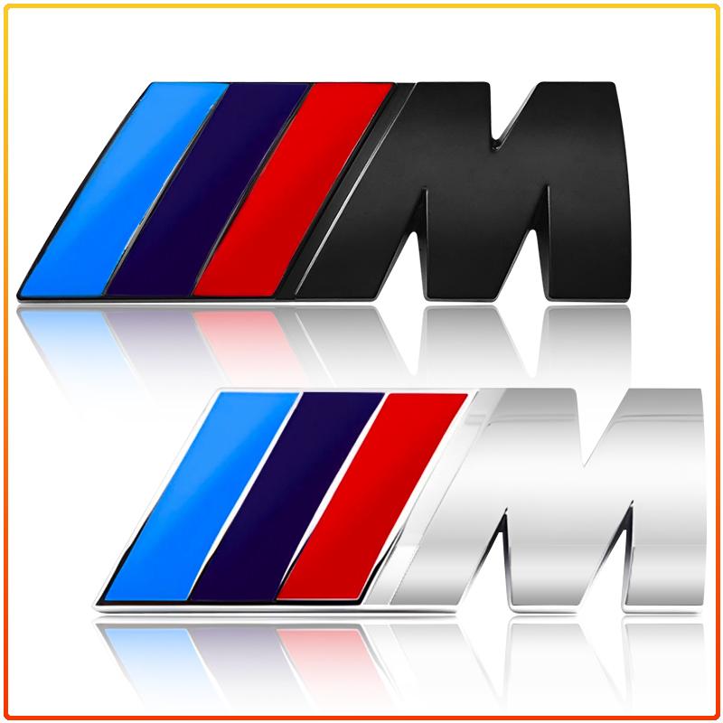 Car Body Side Badge Body Logo Rear Trunk Decor Sticker Car Modification Accessories For BMW E36 E46 E90 E60 E39 F30 F10 F20 X5 E70 E53 G30 E91 E92