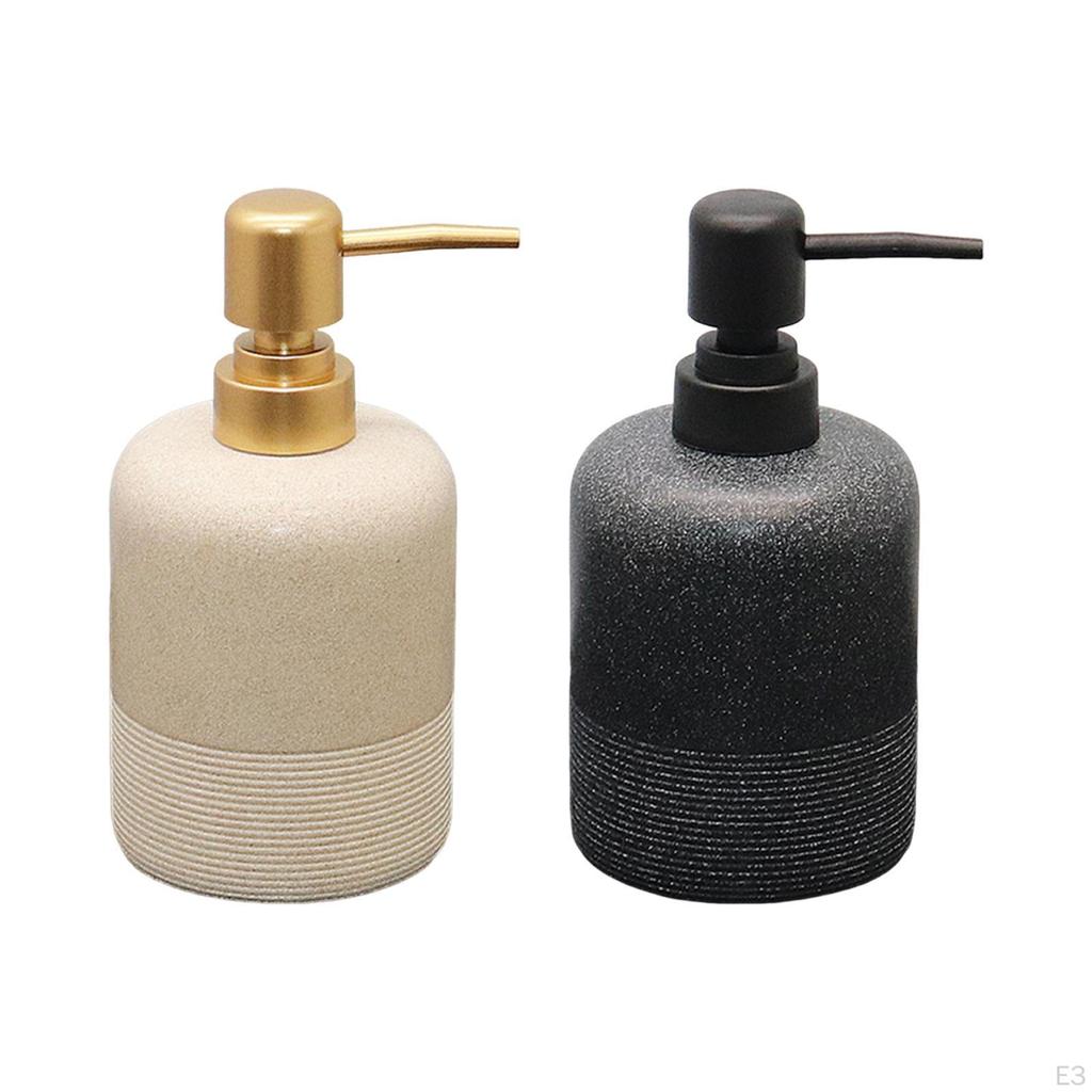 Hand Soap Dispenser Shampoo Bottle 3x6.2inch for Bathroom Counter