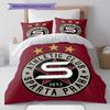 AC Sparta Prag Logo Bettwäsche Steppdecke Set Bettbezug Kissenbezug Heimdekoration Geburtstagsgeschenk (1 Bettbezug + 2 Kissenbezüge, ohne Füllung)